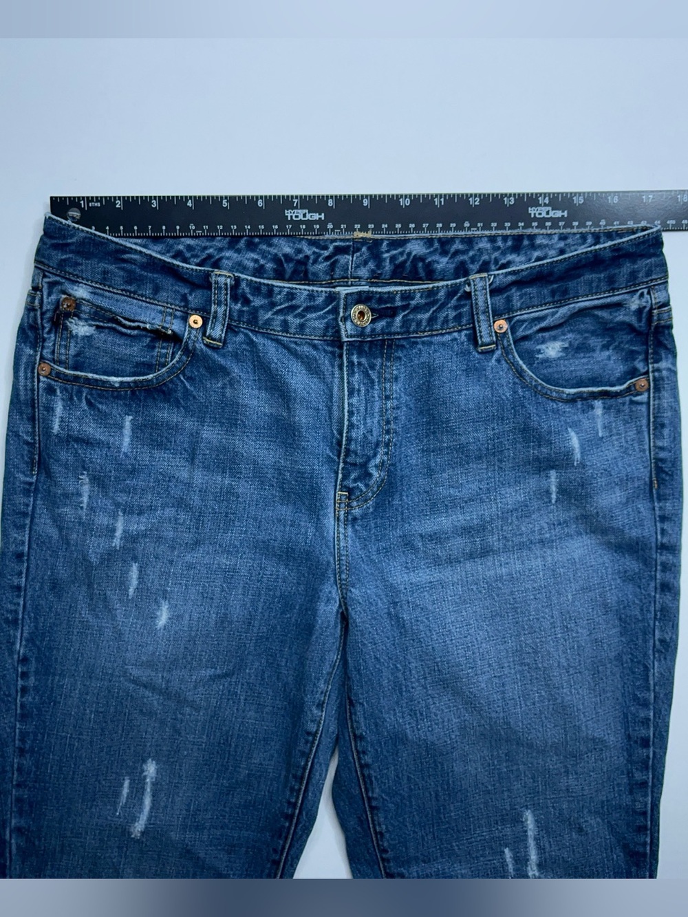 Polo Jeans Co. Ralph Lauren Wide Leg Jeans Womens Size 14 High Rise Vtg - Picture 6 of 13